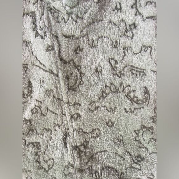 Stitch & Stone 3M Cozy Green Dinosaur Kids One Piece - Picture 2 of 7